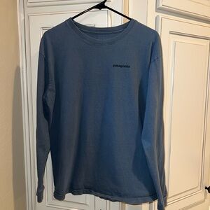 Patagonia Men's Blue/Gray Long Sleeve Shirt